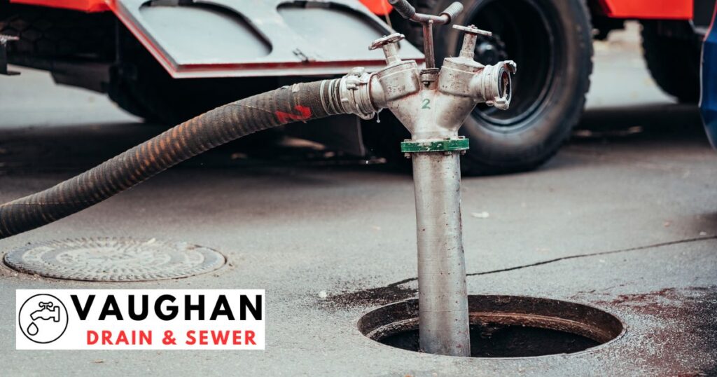 Sewer line repair in Vaughan