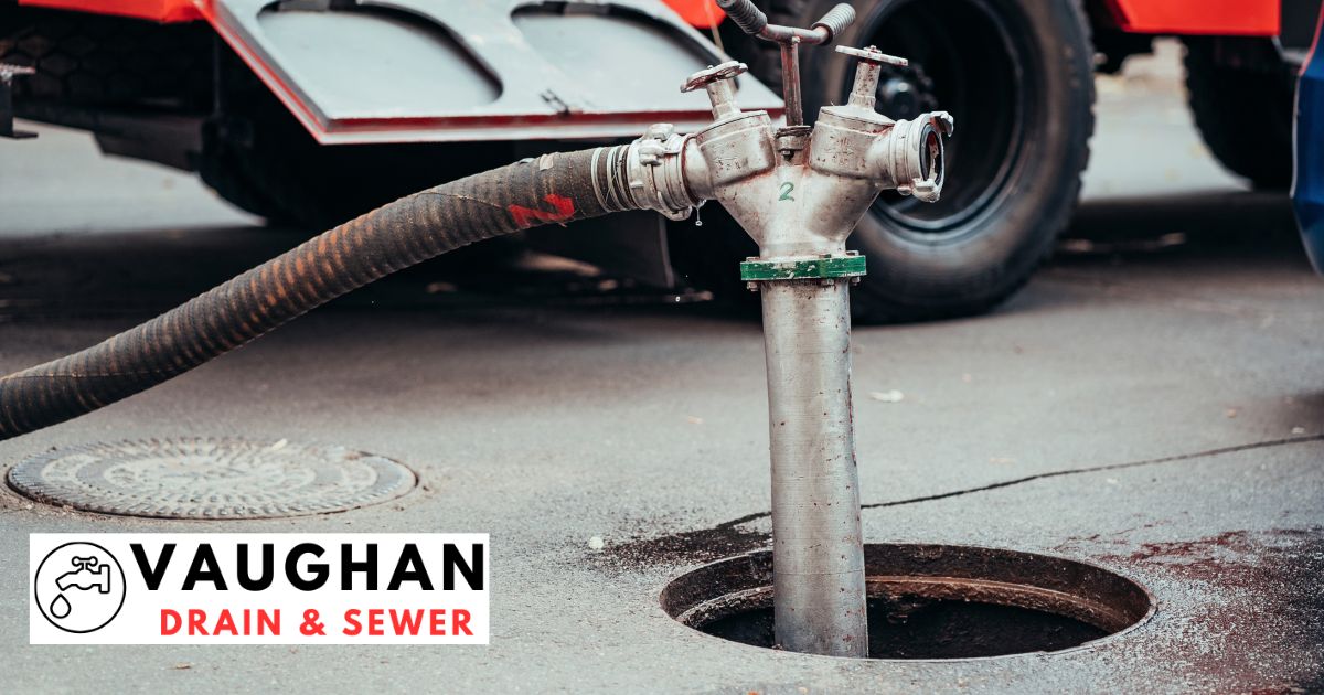 Sewer line repair in Vaughan