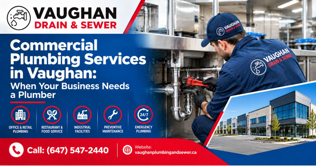 Commercial Plumbing Services in Vaughan: When Your Business Needs a Plumber